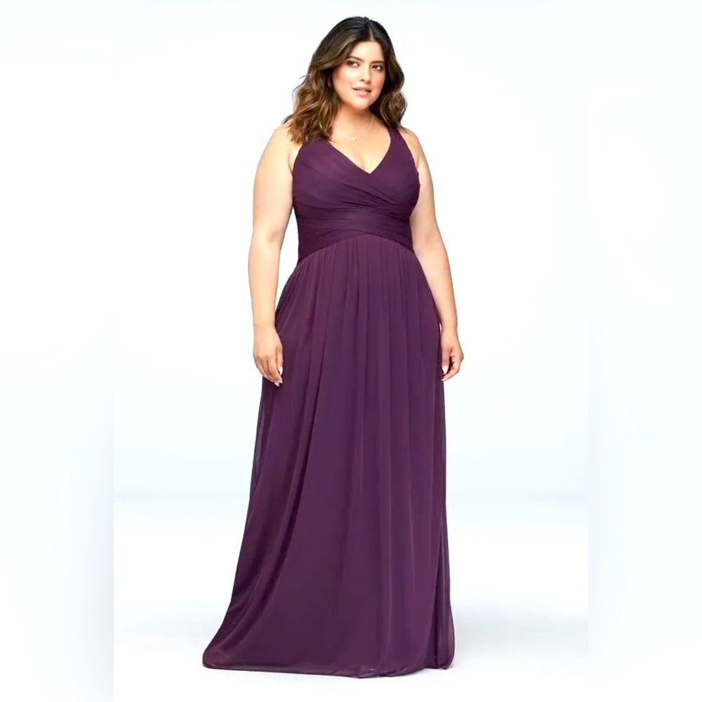 Purple Cross-Back Dress